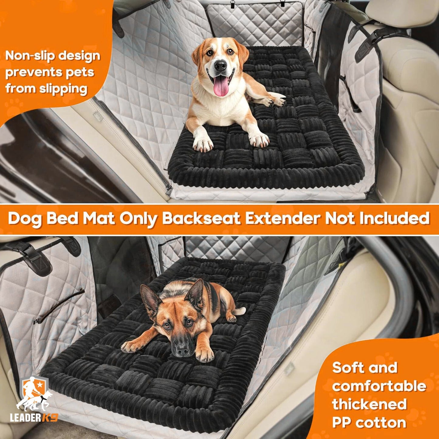 Avroxen K9 Pro™ Plush Backseat Dog Bed