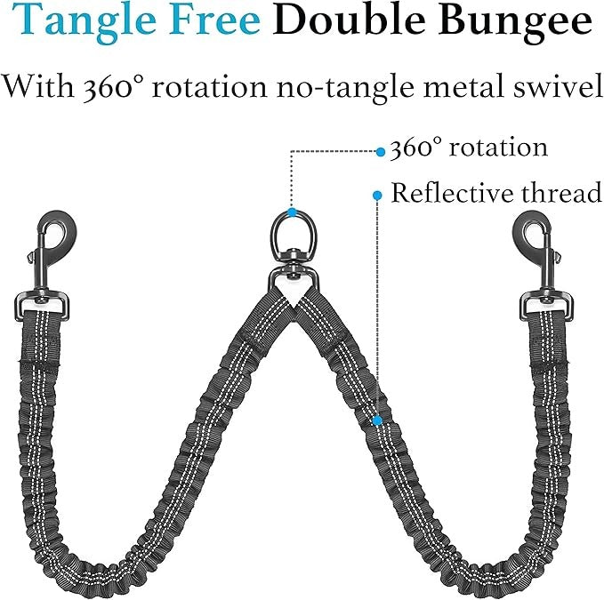 Avroxen K9 Pro™ Tactical Double Dog Leashes