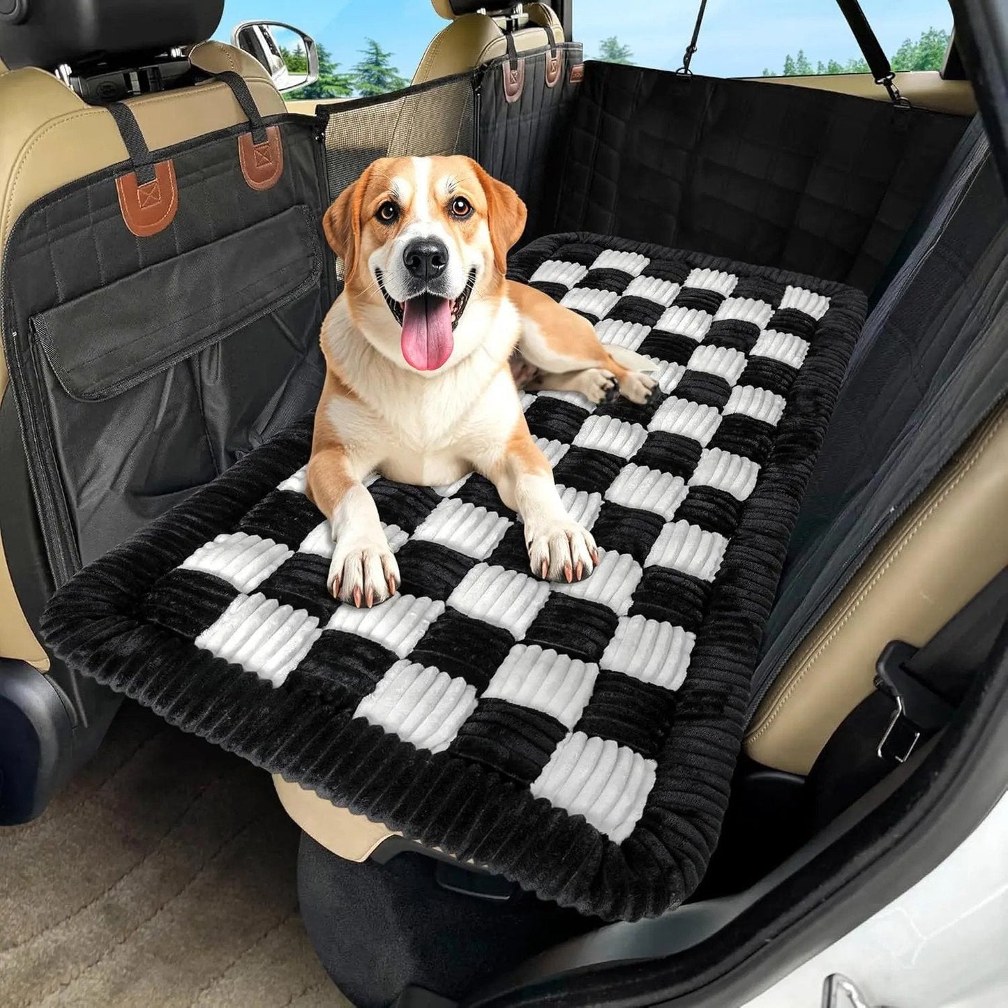 Avroxen K9 Pro™ Plush Backseat Dog Bed