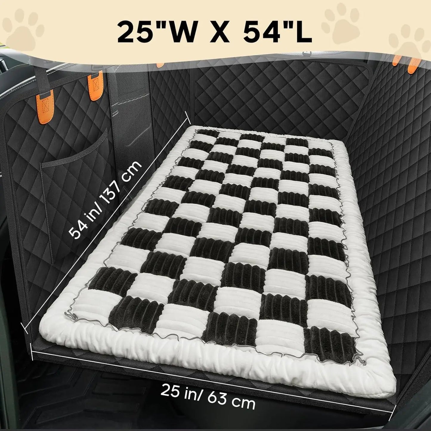 Avroxen K9 Pro™ Plush Backseat Dog Bed