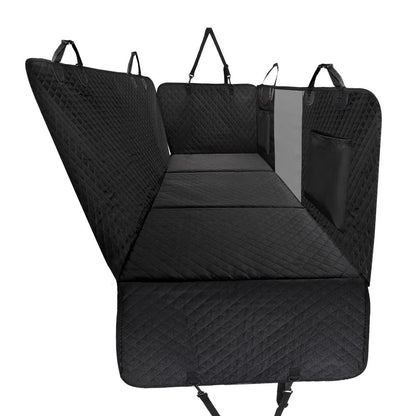 Avroxen K9 Pro™ Waterproof Hard Bottom Dog Car Hammock with Mesh Window & Free Safety Belt