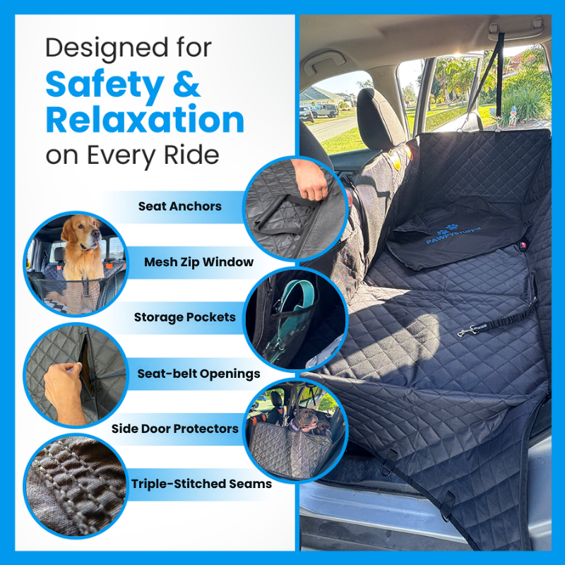 Avroxen PawGuard™ 2.0 – Heavy-Duty Pet Seat Cover
