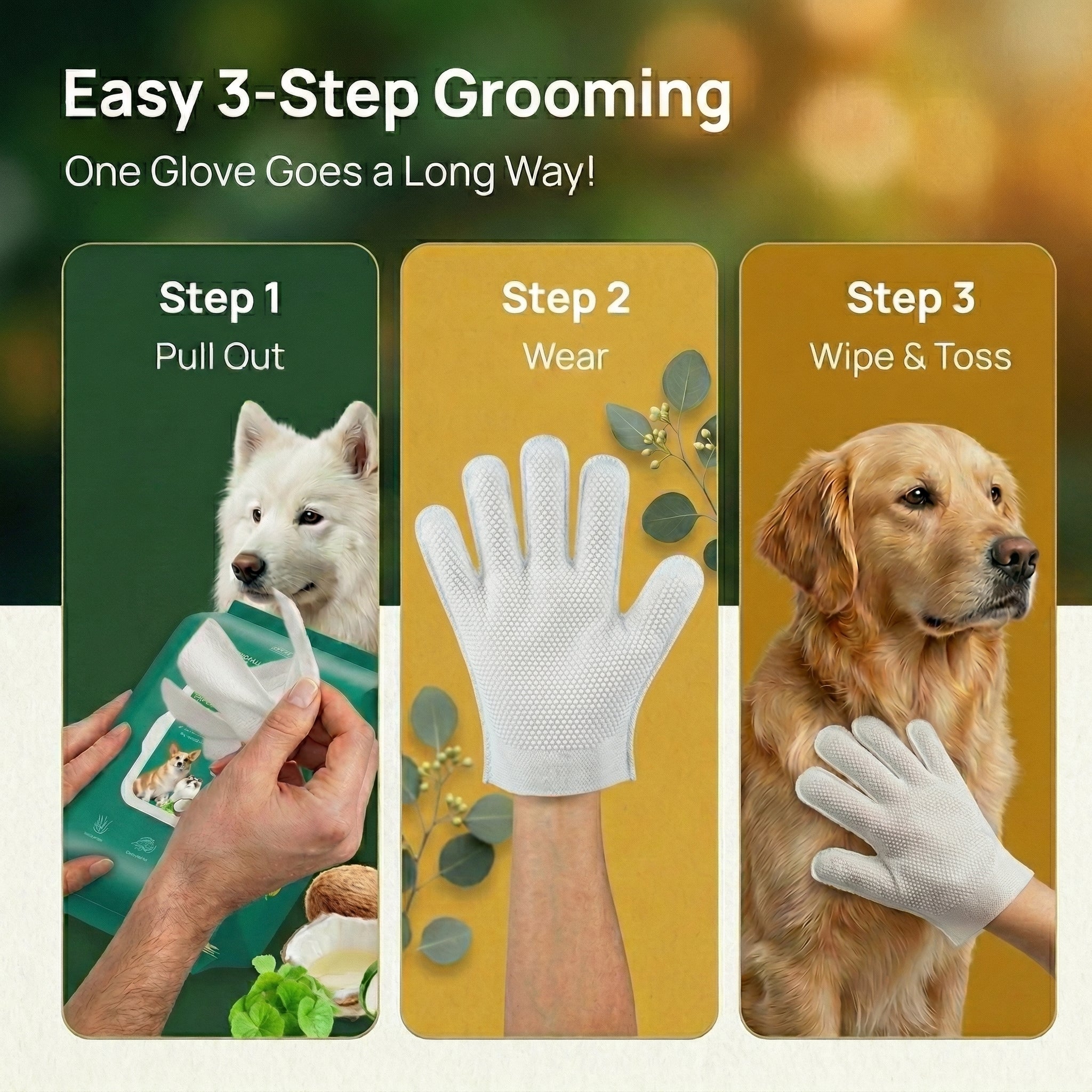 Avroxen PawGuard™ - Dog Glove Wipes