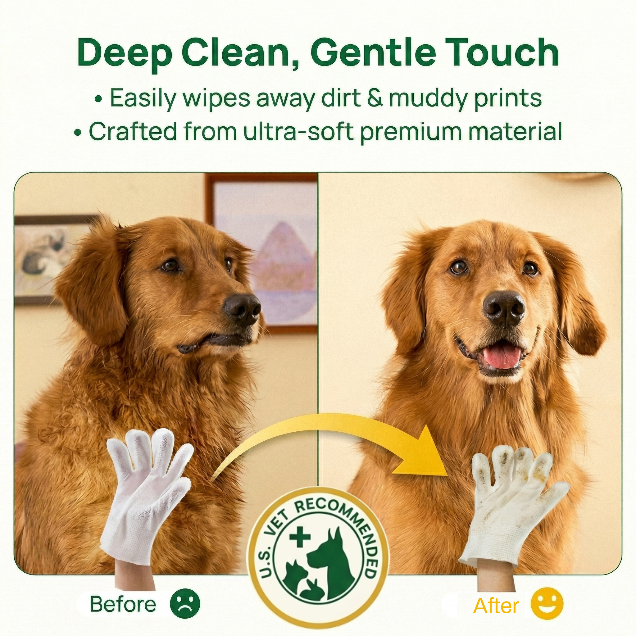 Avroxen PawGuard™ - Dog Glove Wipes