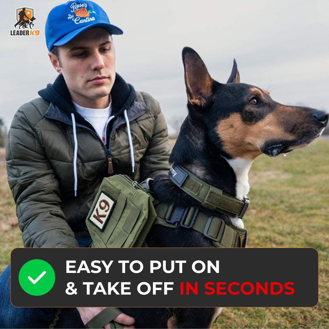 Avroxen K9 Pro™ No-Pull Tactical Dog Harness – Full Control for Power Breeds