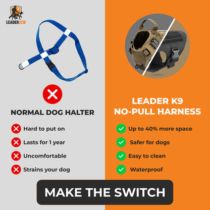 Avroxen K9 Pro™ No-Pull Tactical Dog Harness – Full Control for Power Breeds
